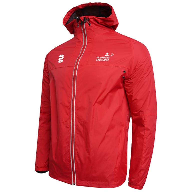 ROUNDERS ENGLAND - Dual Full Zip Training Jacket : Red