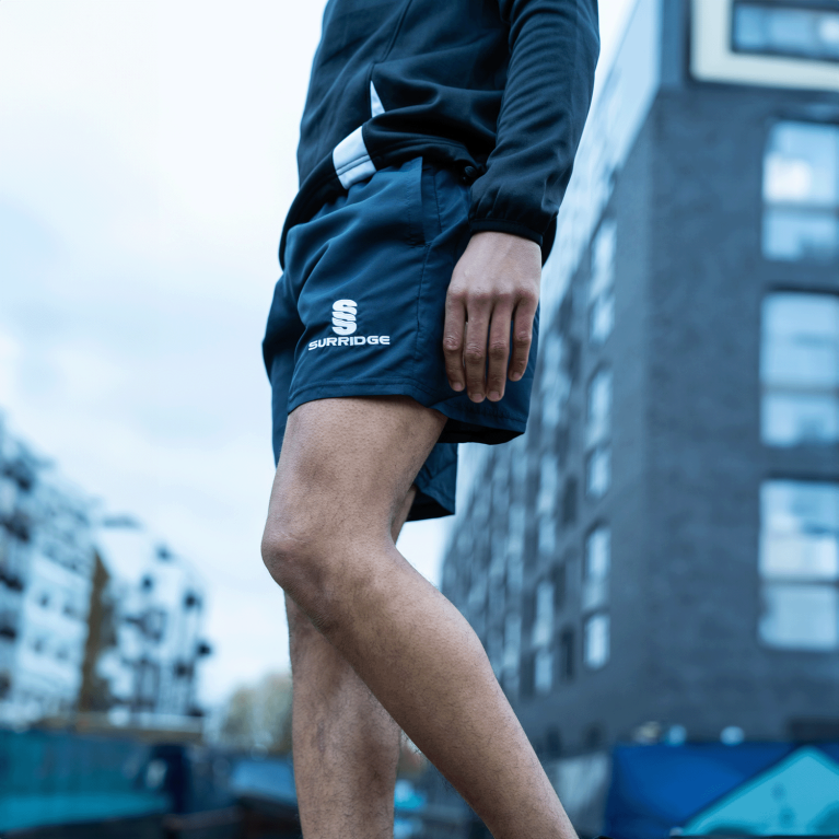 ROUNDERS ENGLAND - Ripstop Pocketed Shorts - Navy