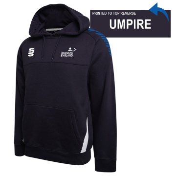 ROUNDERS ENGLAND UMPIRES - Fuse Hoody : Navy / White - Unisex Fit
