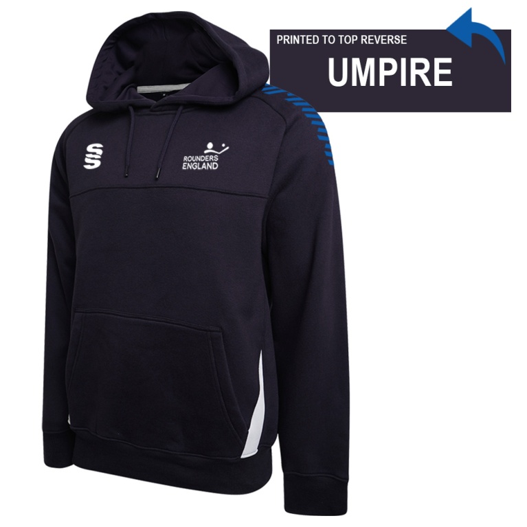 ROUNDERS ENGLAND UMPIRES - Fuse Hoody : Navy / White - Unisex Fit