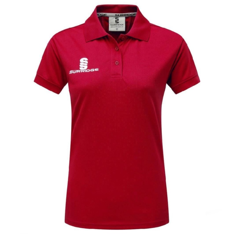 Women's Blade Polo Shirt : Red